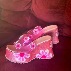 Dolls kill Sugar Thrillz Funky Beat Platform Sandals